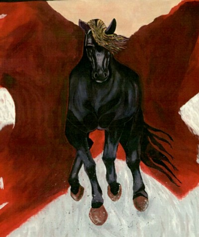 Dark Horse Acrylic on canvas $250
